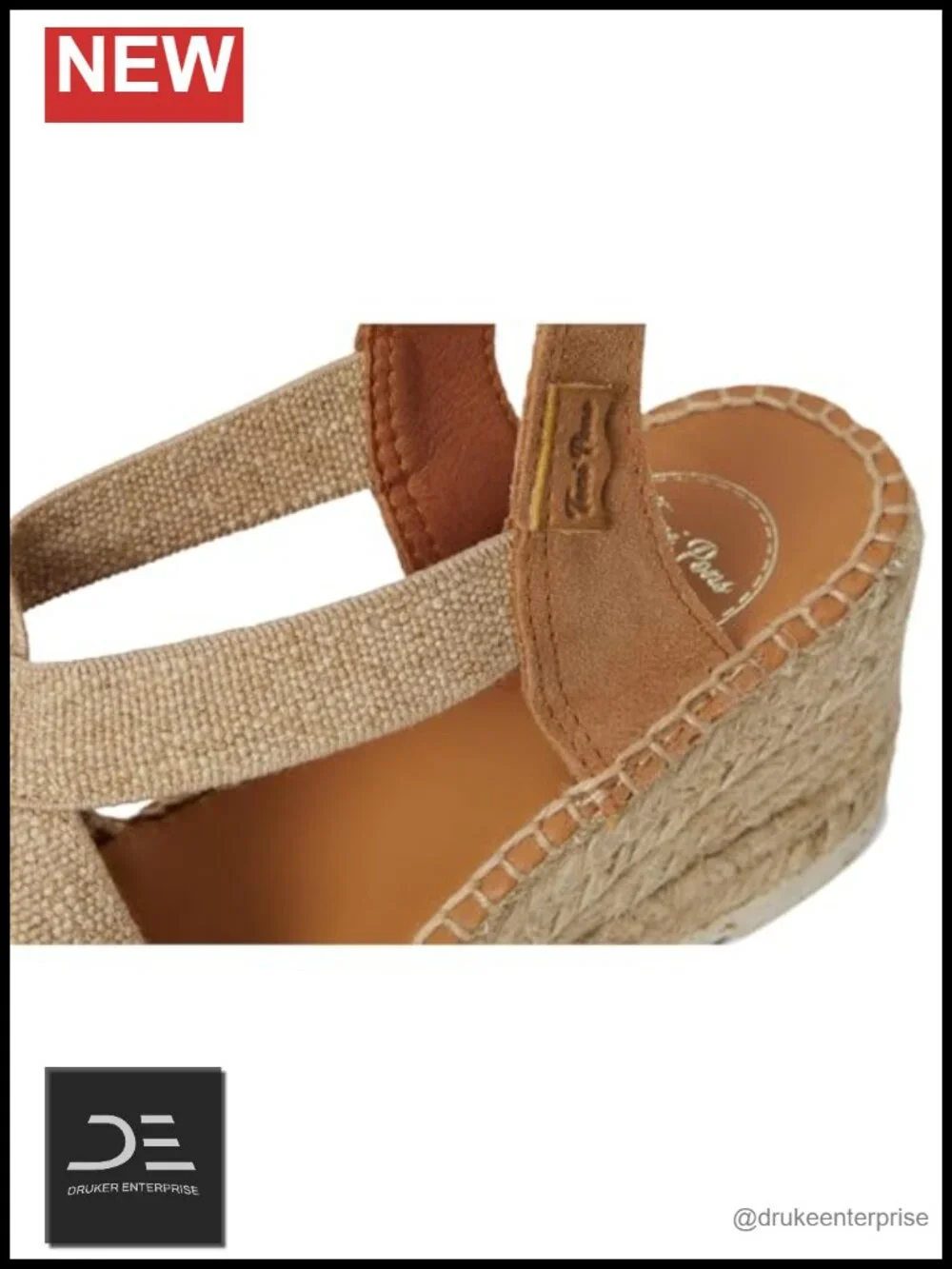 Toni Pons Women's Terra-Cl Espadrille Wedge Sandals Fabric and Leather Slingback